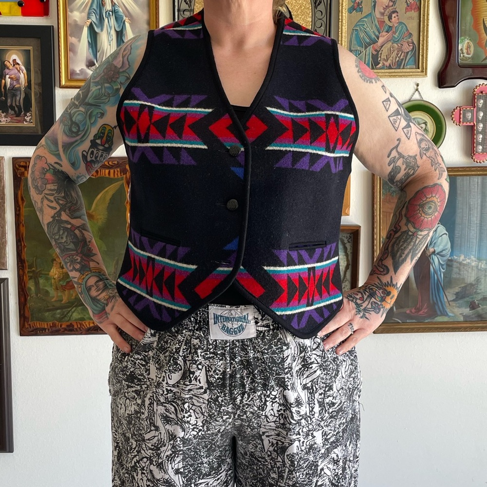 Vintage Pendleton Vest with Pockets